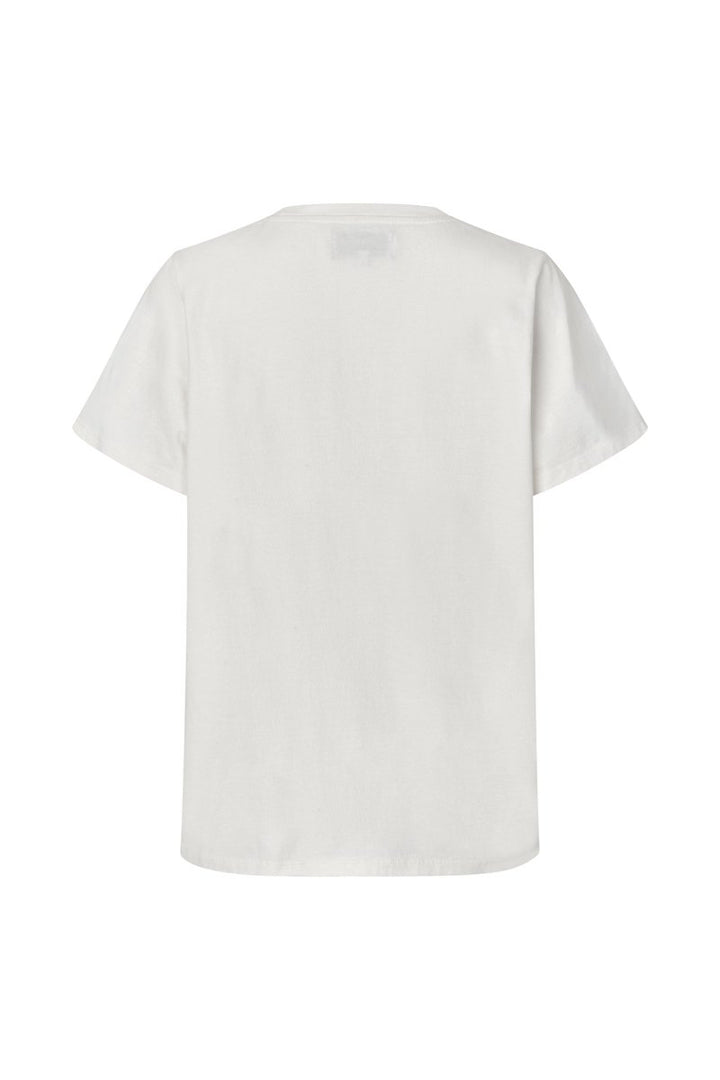 Lollys Laundry Roma Flying High T-Shirt - White - Stanleyandstone
