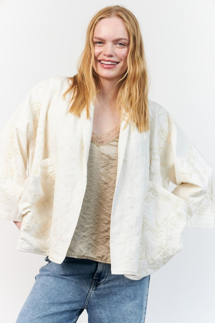 Lollys Laundry Rumi Jacket - Creme - Stanleyandstone