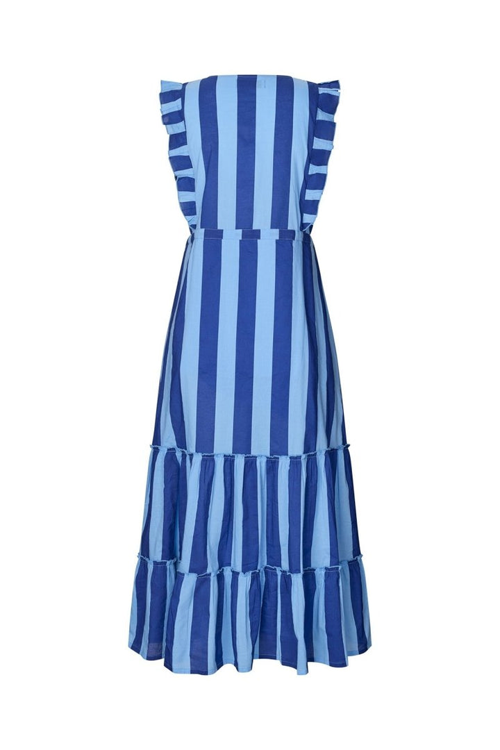 Lollys Laundry Samo Midi Dress - Blue - Stanleyandstone
