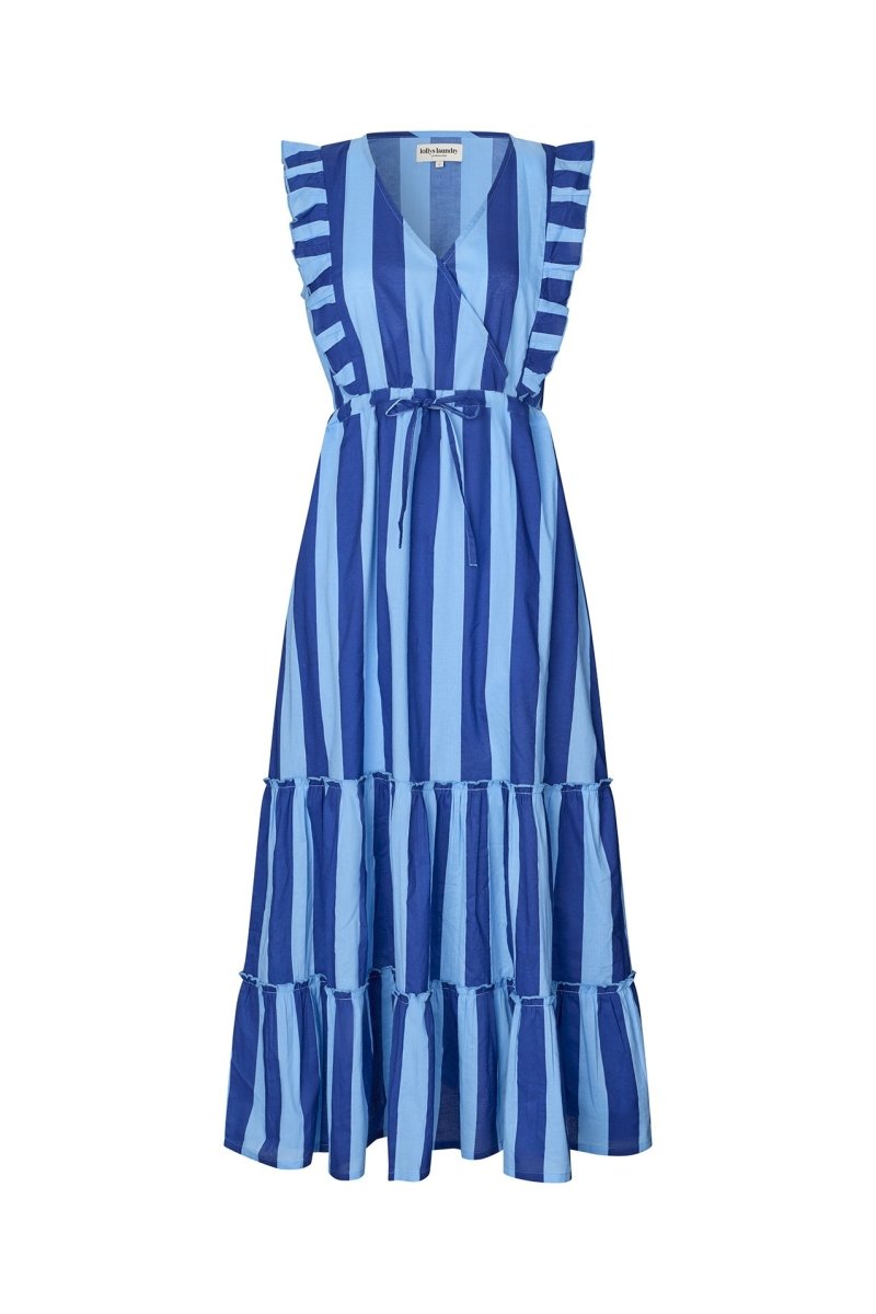 Lollys Laundry Samo Midi Dress - Blue - Stanleyandstone
