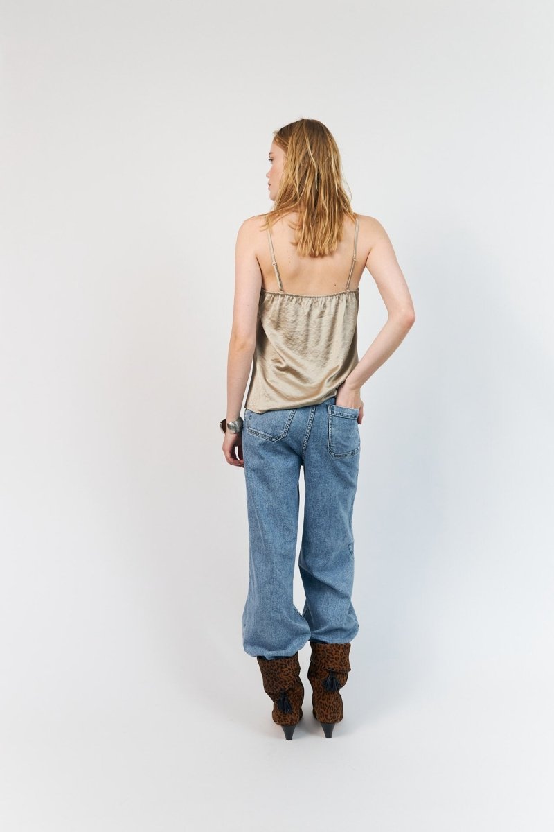 Lollys Laundry Viane Top - Beige - Stanleyandstone