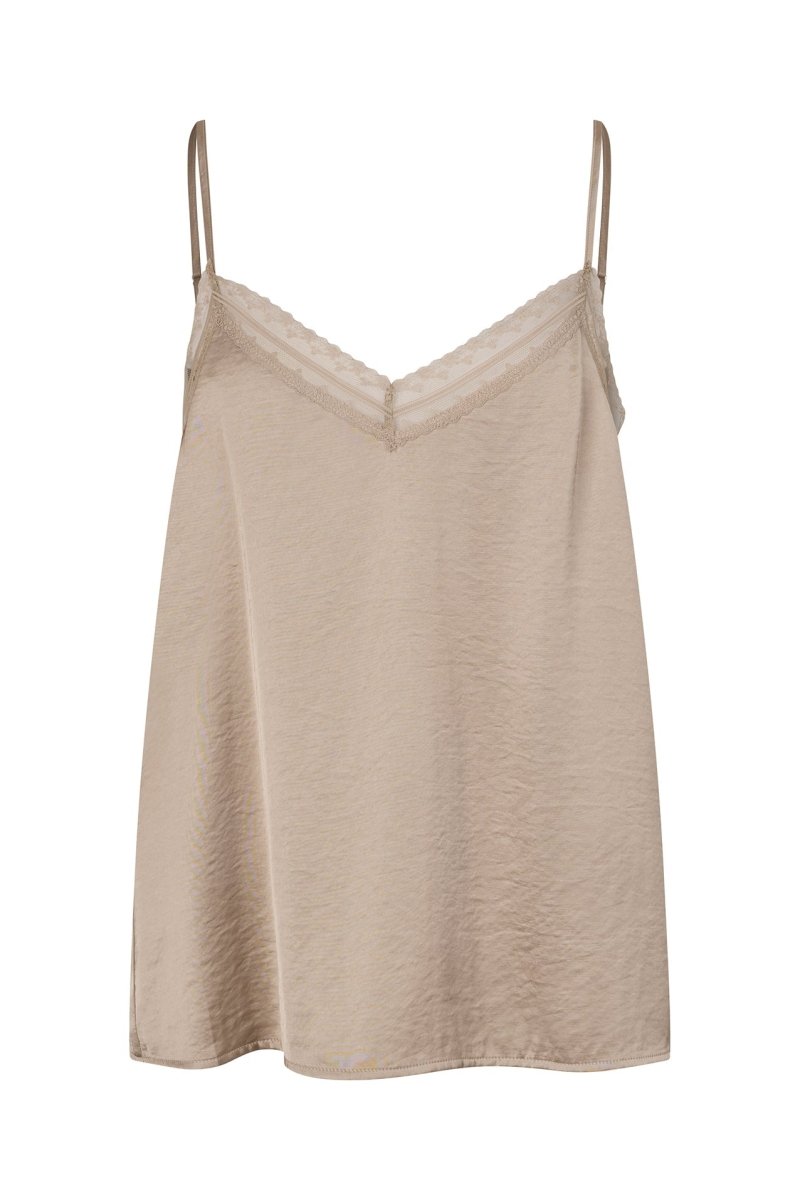 Lollys Laundry Viane Top - Beige - Stanleyandstone