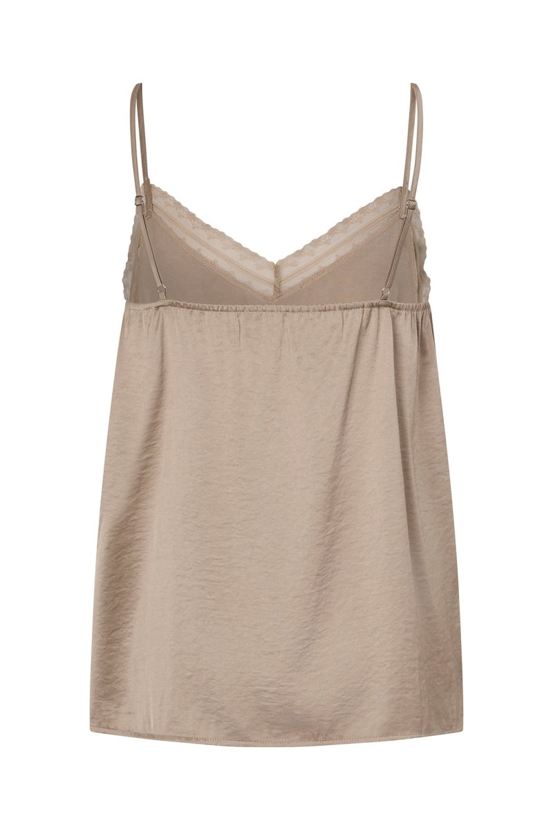 Lollys Laundry Viane Top - Beige - Stanleyandstone