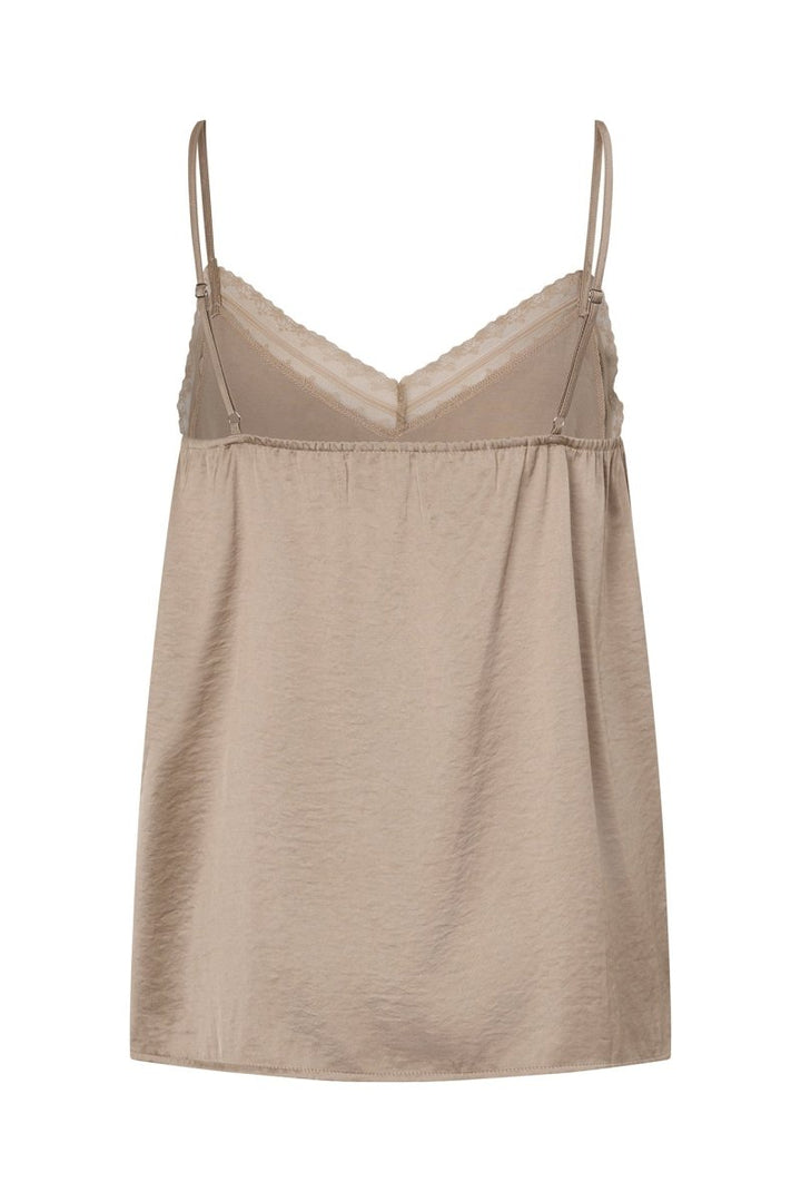 Lollys Laundry Viane Top - Beige - Stanleyandstone