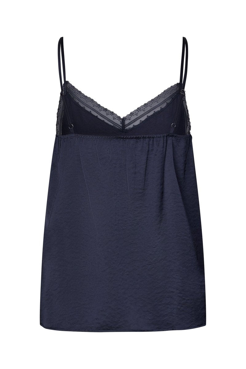 Lollys Laundry Viane Top - Dark Blue - Stanleyandstone