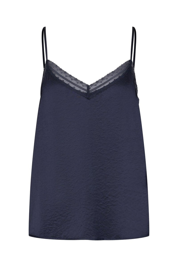 Lollys Laundry Viane Top - Dark Blue - Stanleyandstone