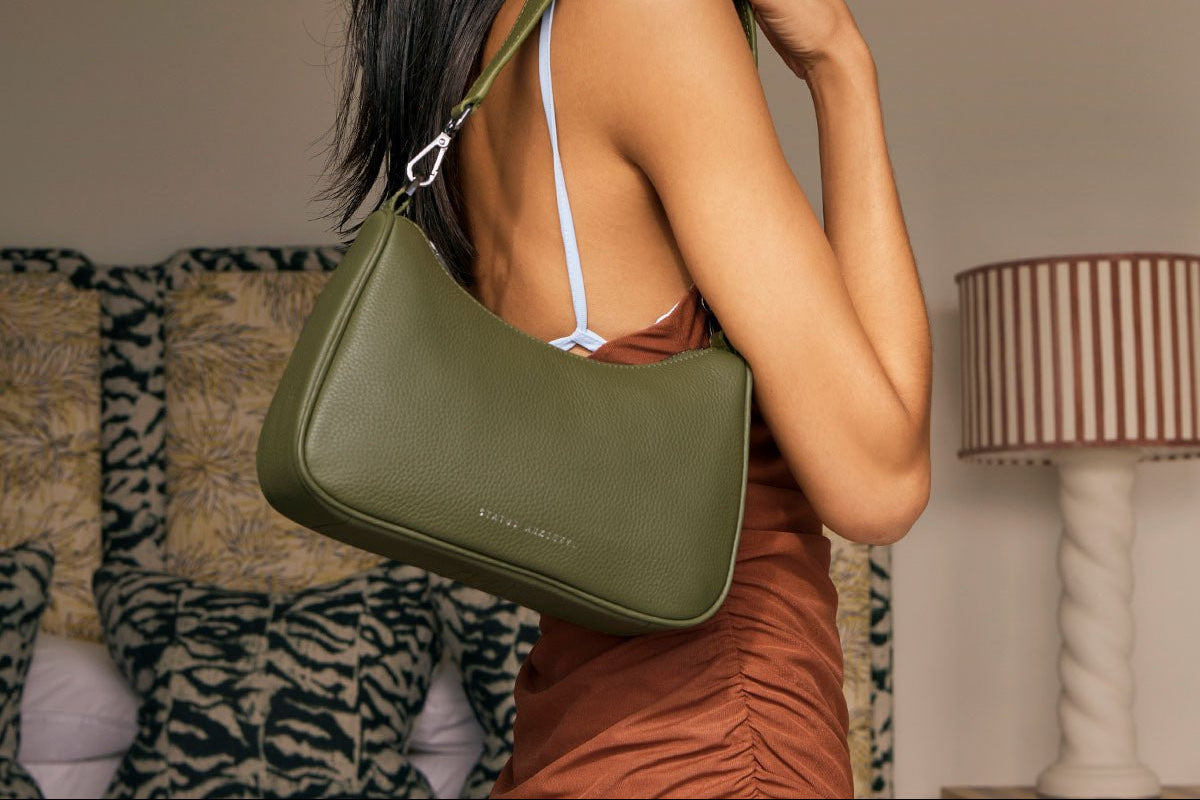 Look Both Ways Bag - Khaki Handbag Status Anxiety