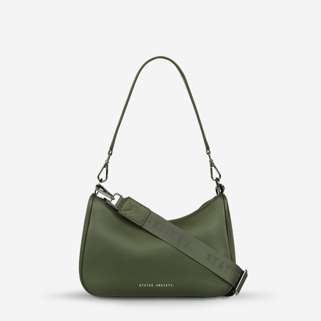 Look Both Ways Bag - Khaki Handbag Status Anxiety