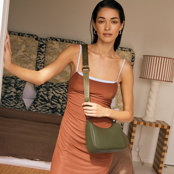 Look Both Ways Bag - Khaki Handbag Status Anxiety
