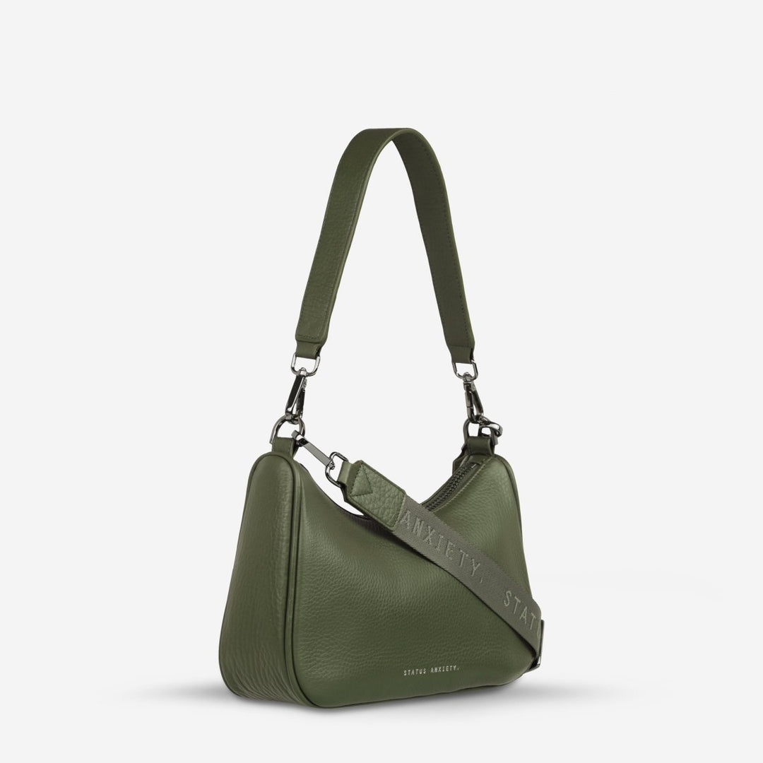 Look Both Ways Bag - Khaki Handbag Status Anxiety