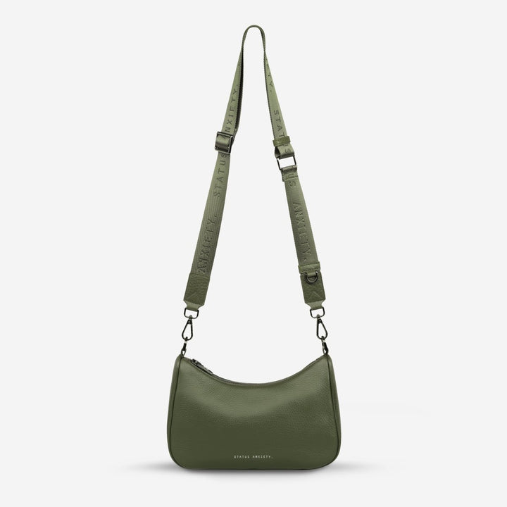 Look Both Ways Bag - Khaki Handbag Status Anxiety