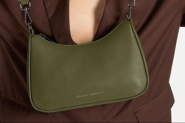 Look Both Ways Bag - Khaki Handbag Status Anxiety