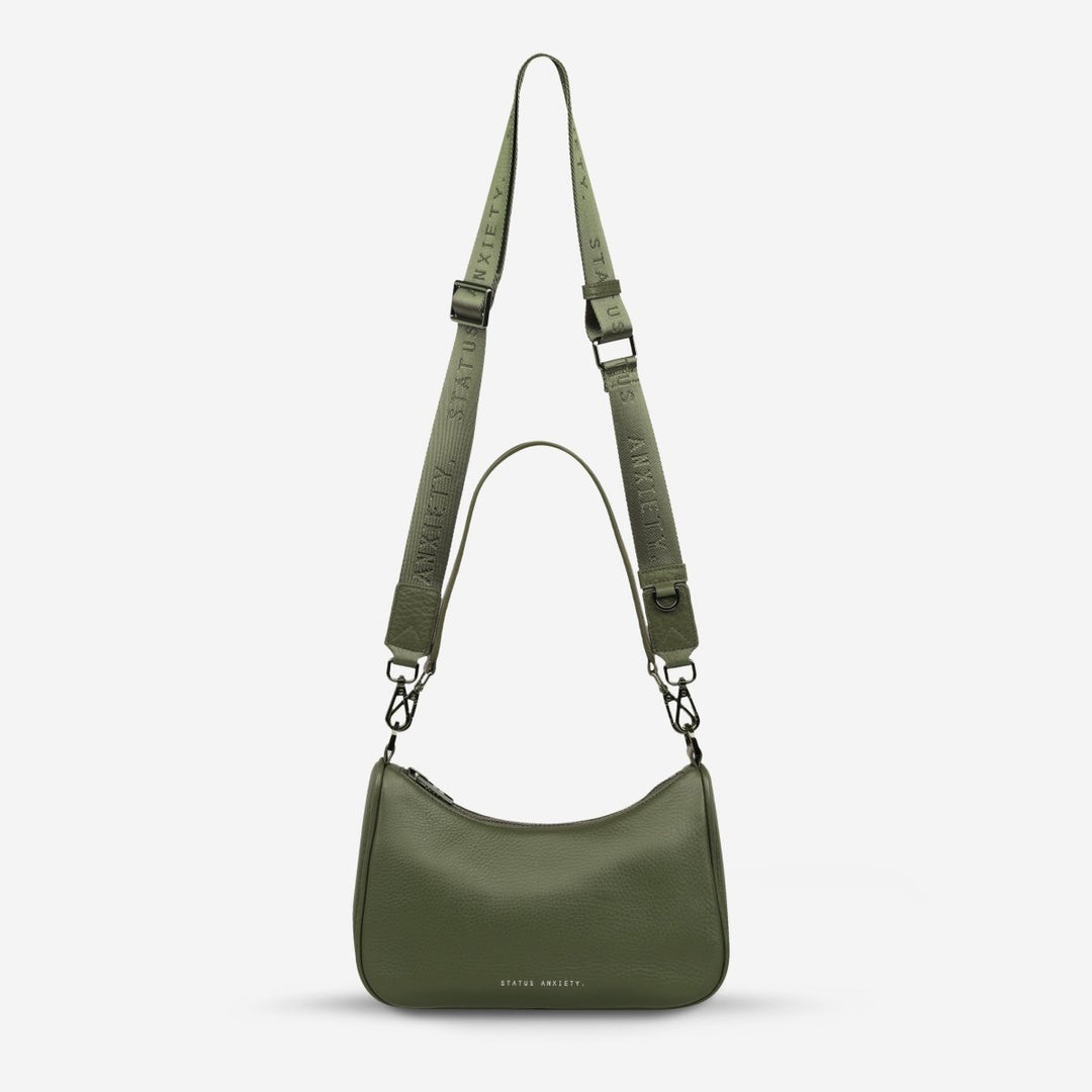 Look Both Ways Bag - Khaki Handbag Status Anxiety