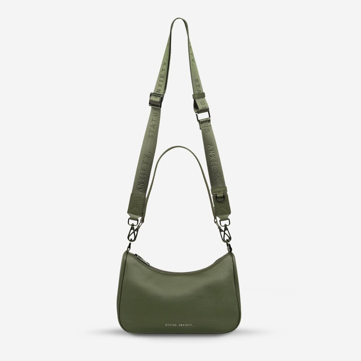 Look Both Ways Bag - Khaki Handbag Status Anxiety