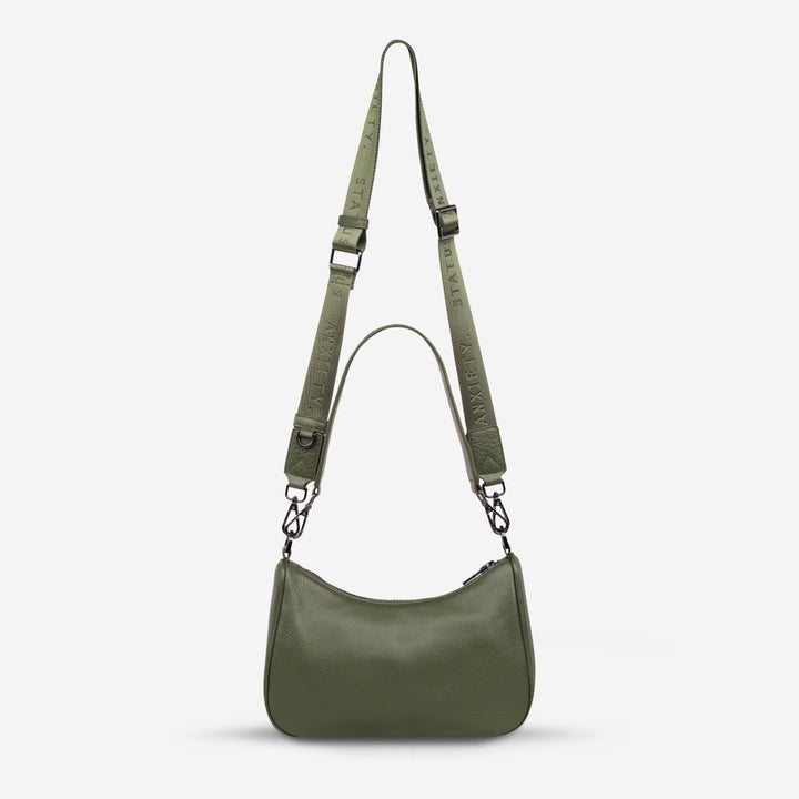 Look Both Ways Bag - Khaki Handbag Status Anxiety