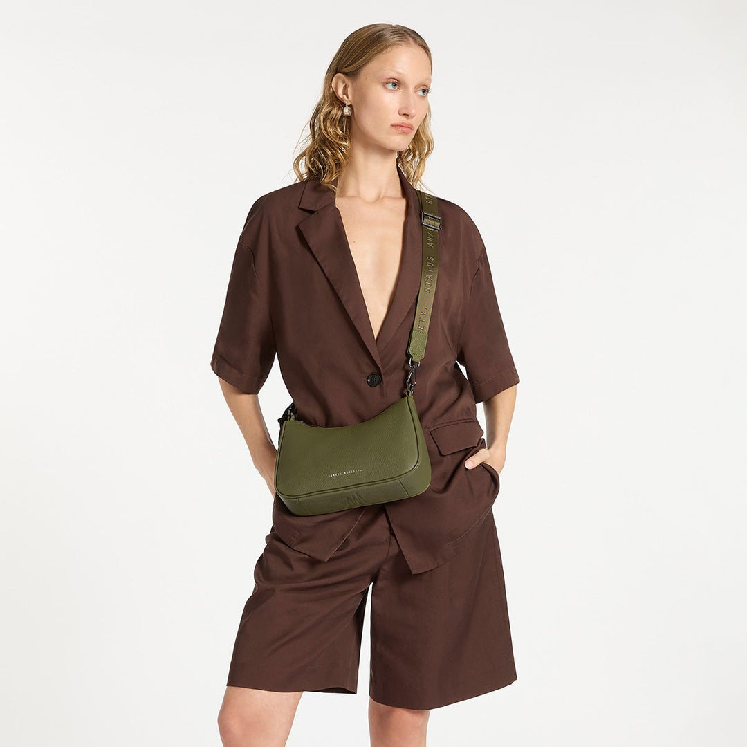 Look Both Ways Bag - Khaki Handbag Status Anxiety