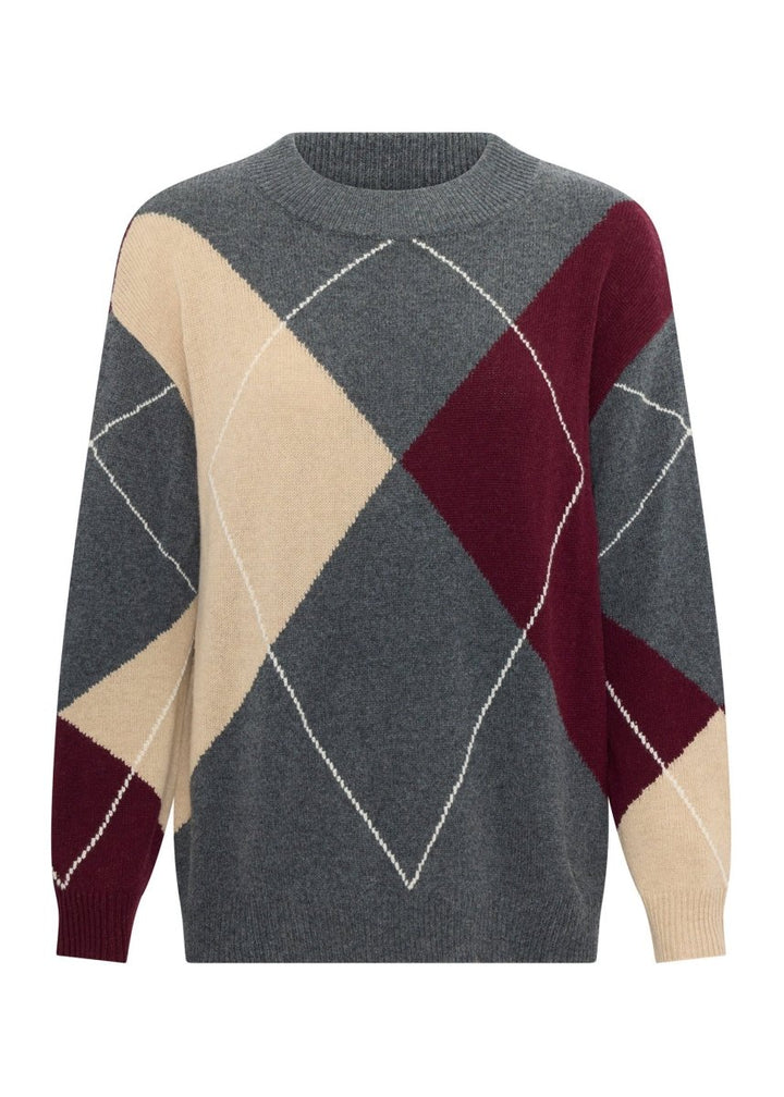 Loren Argyle Knit jumper POL
