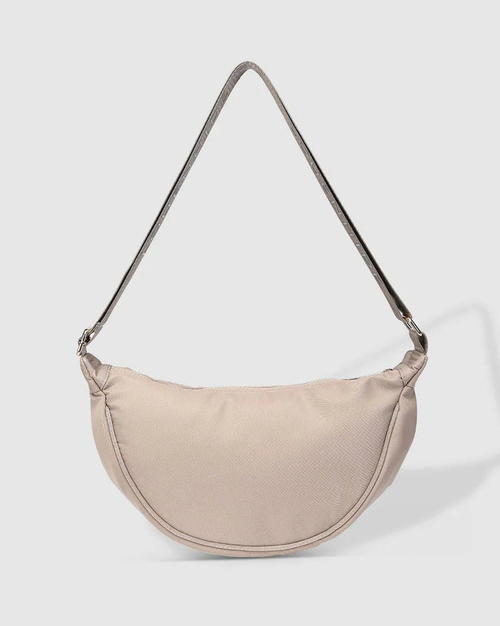 Louenhide - Sylvia Nylon Cross Body Bag Beige Handbag Louenhide