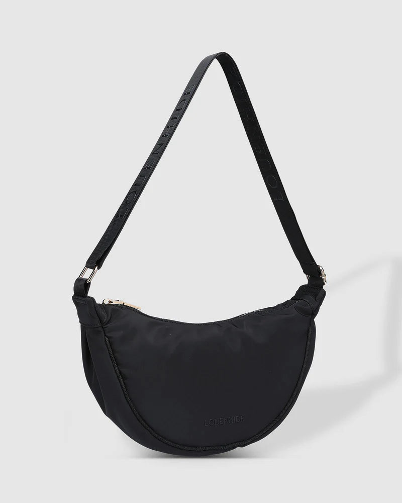 Louenhide - Sylvia Nylon Cross Body Bag Black Handbag Louenhide