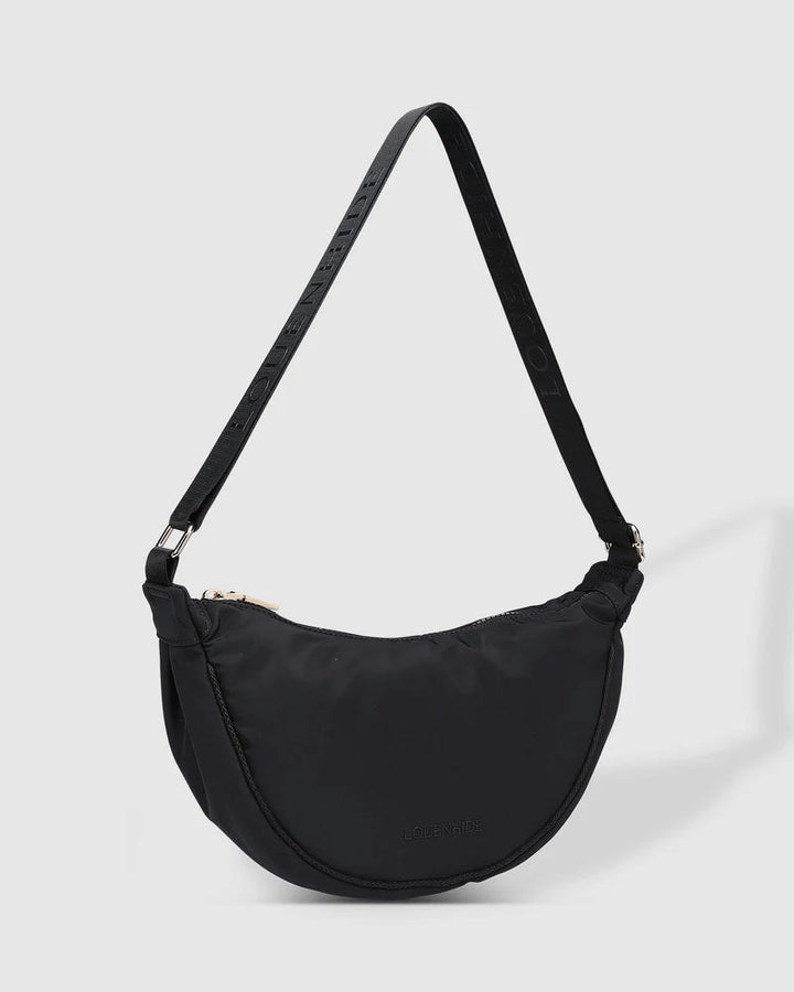 Louenhide - Sylvia Nylon Cross Body Bag Black Handbag Louenhide