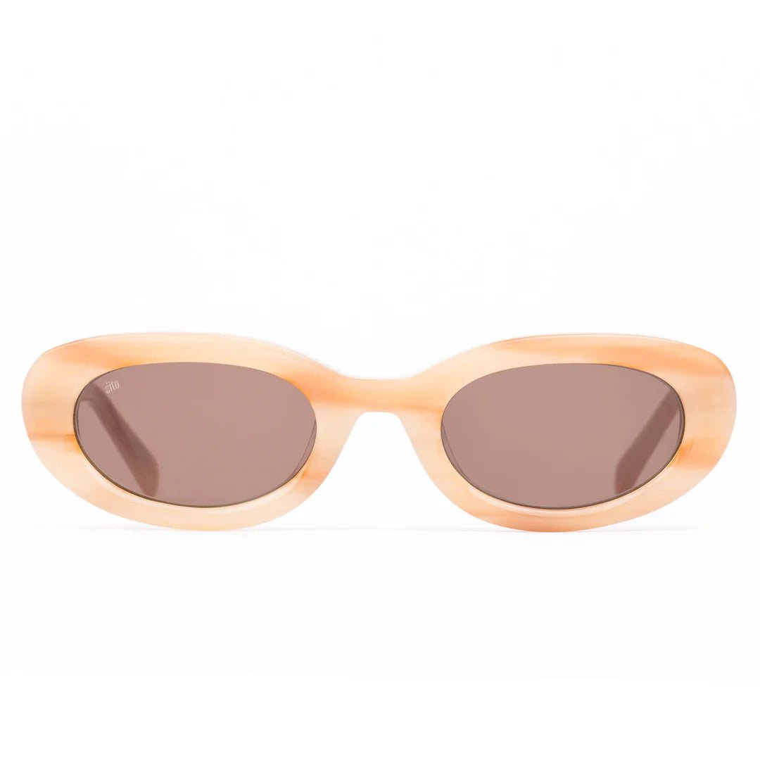 Lourdes Sunglasses - Havana Lotus Coffee sunglasses Sito Shades
