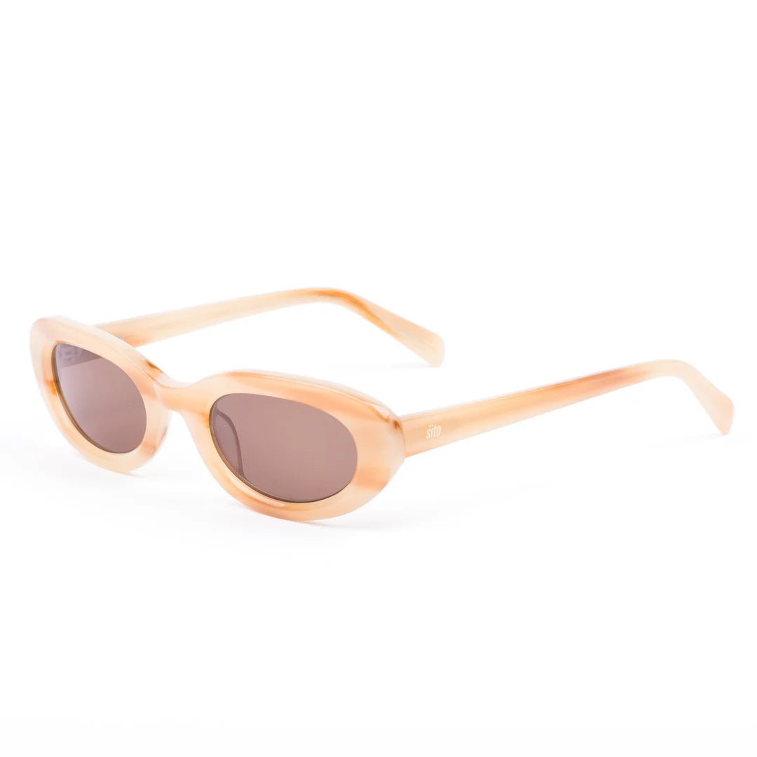 Lourdes Sunglasses - Havana Lotus Coffee sunglasses Sito Shades