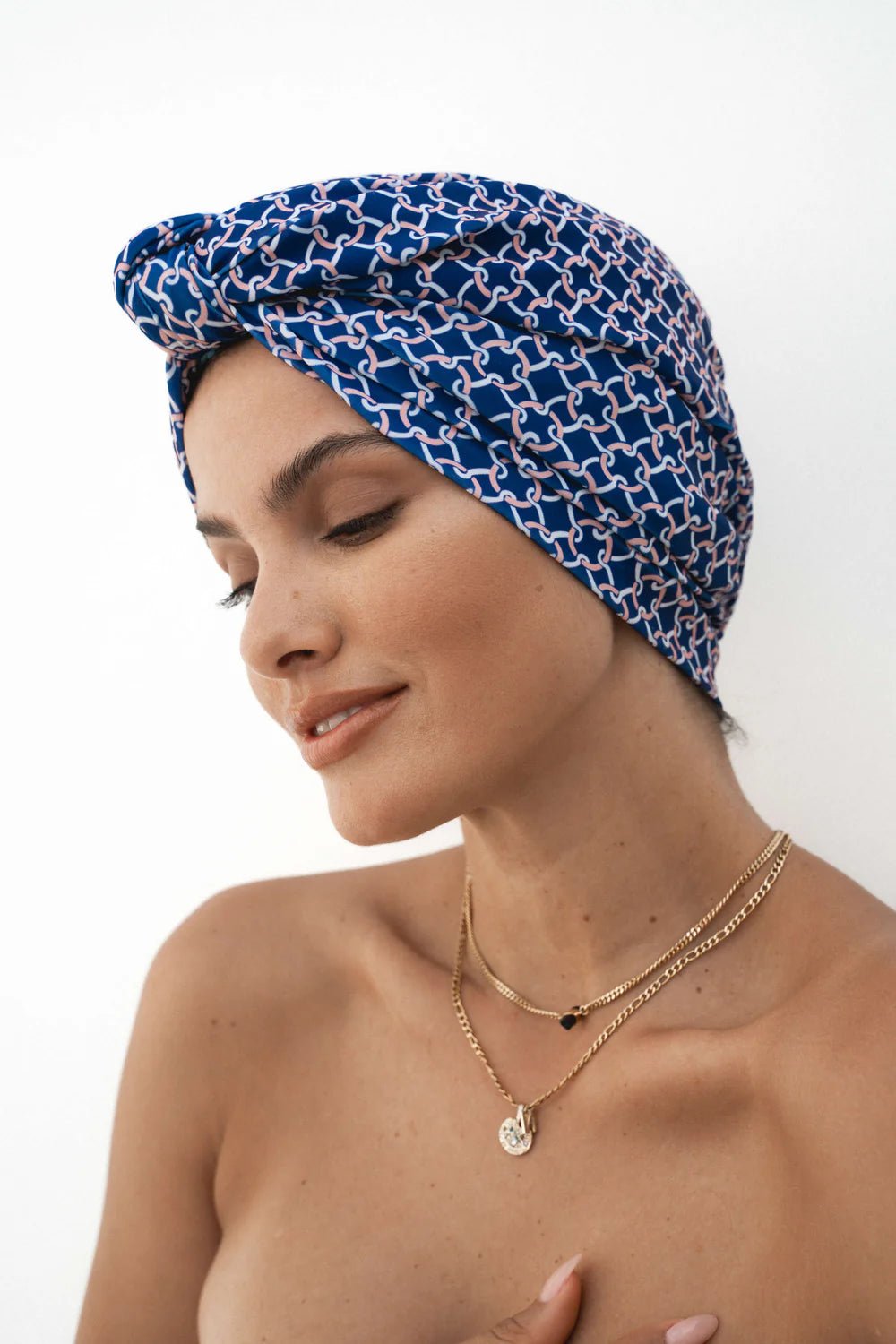 Louvelle Amelie Shower Cap - multiple colours Louvelle Australia Navy Portside