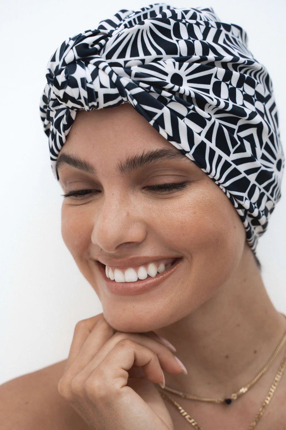Louvelle Amelie Shower Cap - multiple colours Louvelle Australia Mediterranean Sun