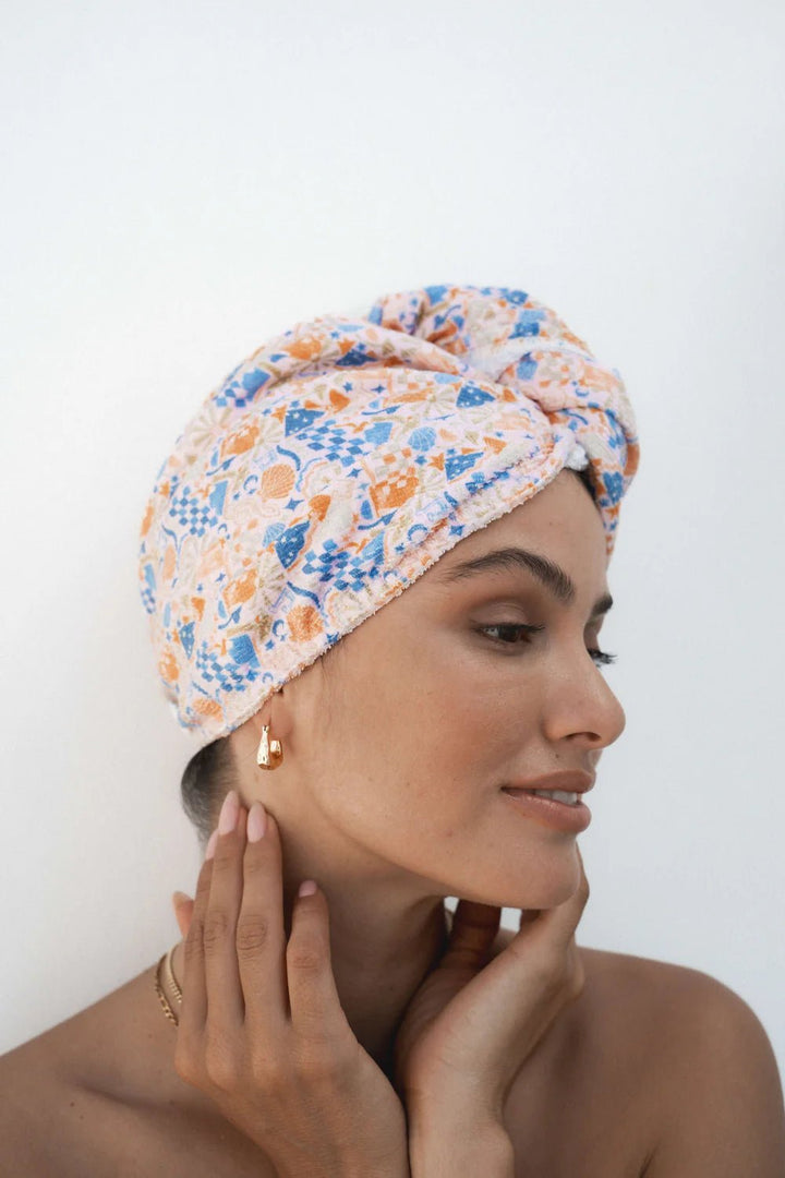 Louvelle Riva Hair towel Wrap - multiple colours Louvelle Australia Yacht Vibes