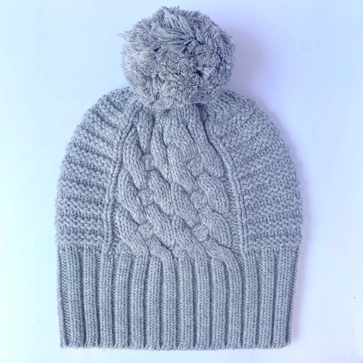 Love Kate detachable beanie with fur pom pom beanie Love Kate