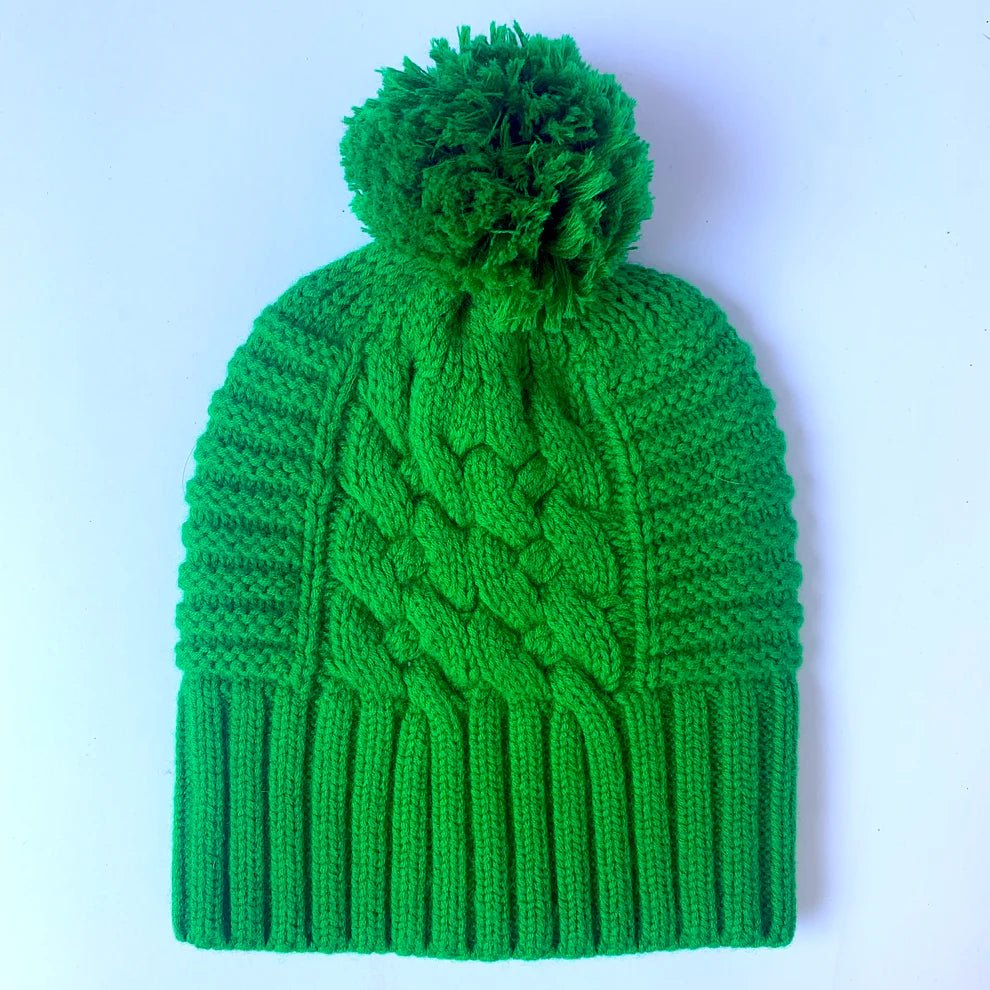 Love Kate detachable beanie with fur pom pom beanie Love Kate