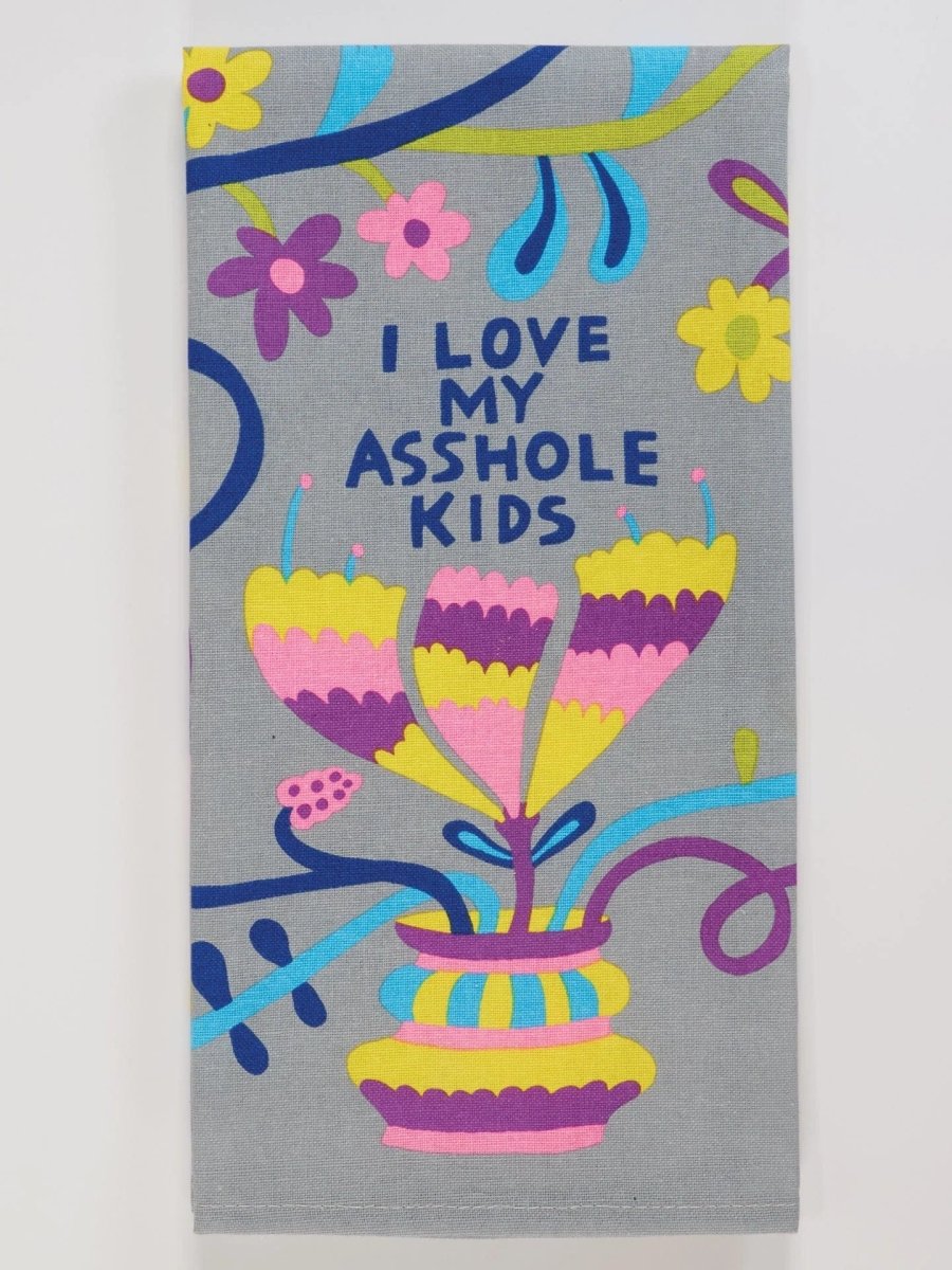 Love My Asshole Kids Dish Towel by BlueQ Blue Q Socks