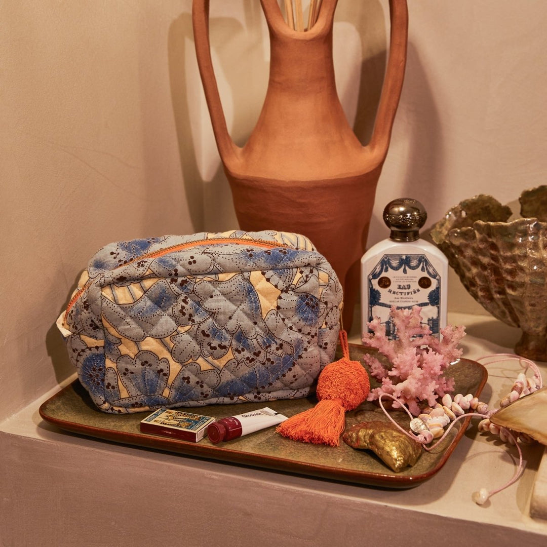 Lucia Beauty Bag Sage & Clare