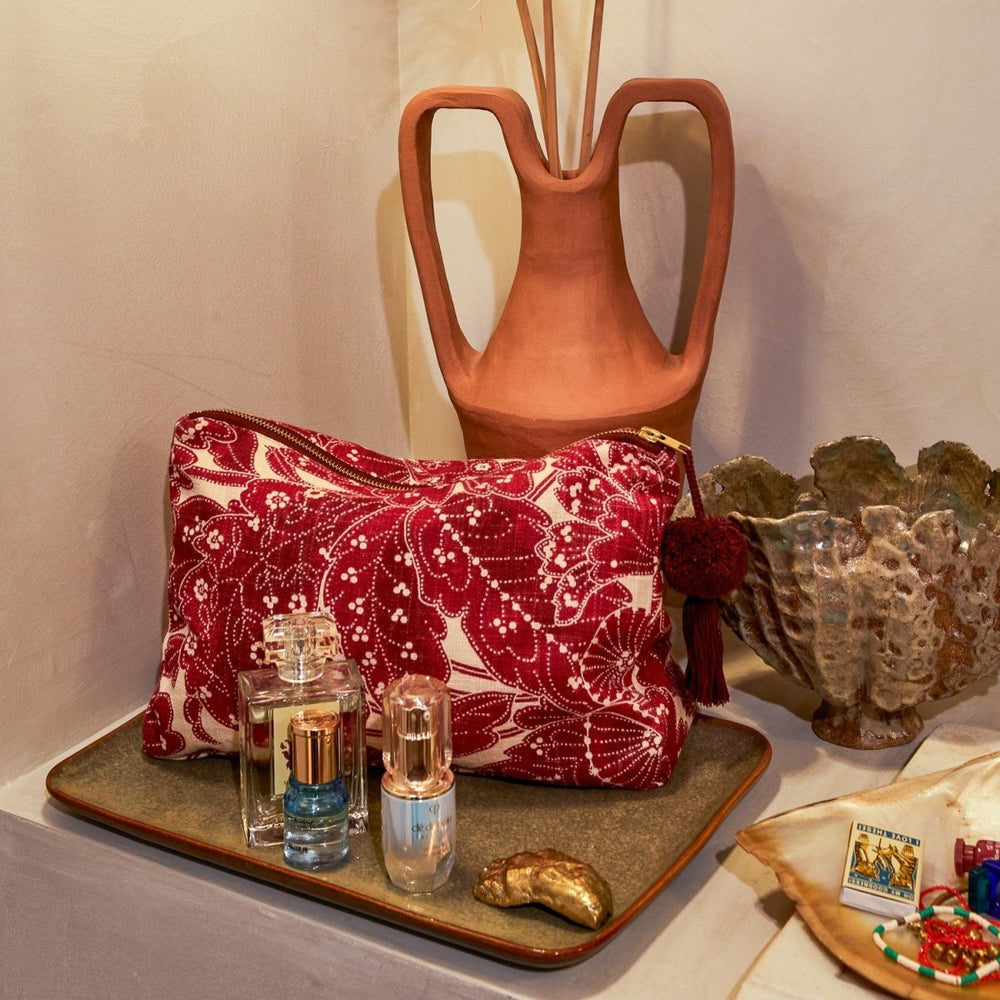 Lucia Cosmetic Bag Sage & Clare