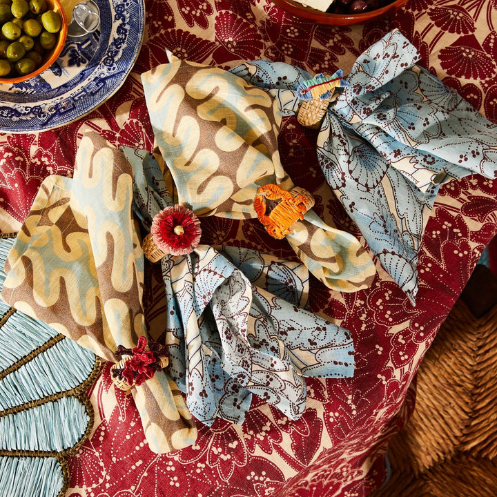 Lucia Napkin Set - Cerulean - Stanleyandstone