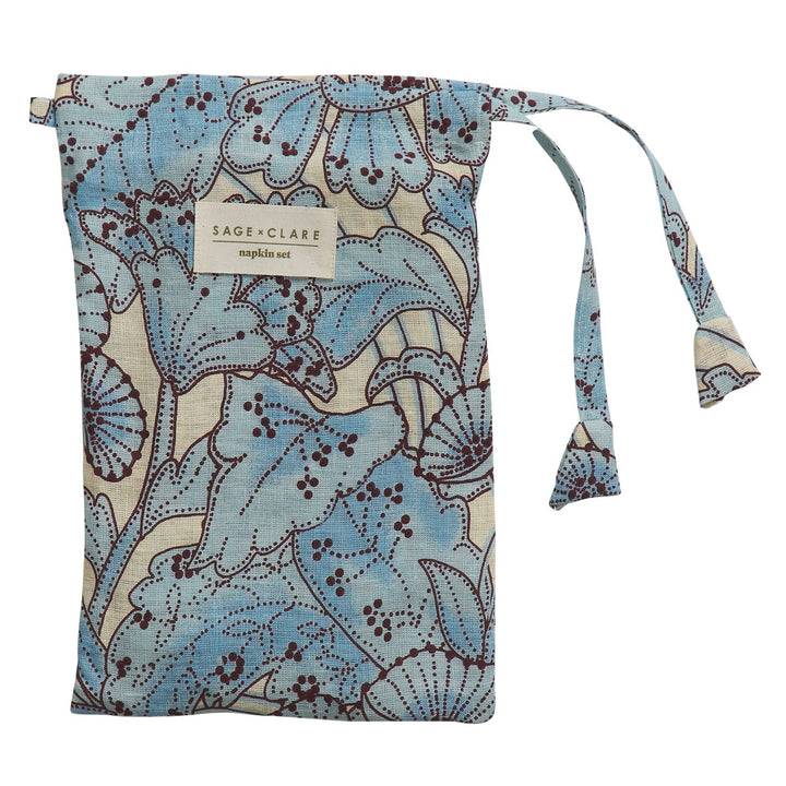 Lucia Napkin Set - Cerulean - Stanleyandstone