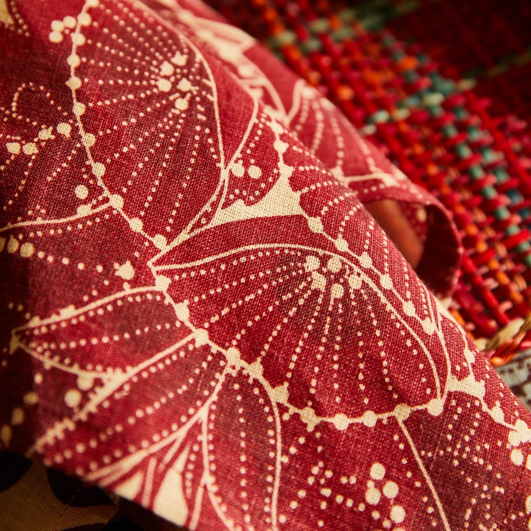 Lucia Napkin Set - Crimson home Sage & Clare