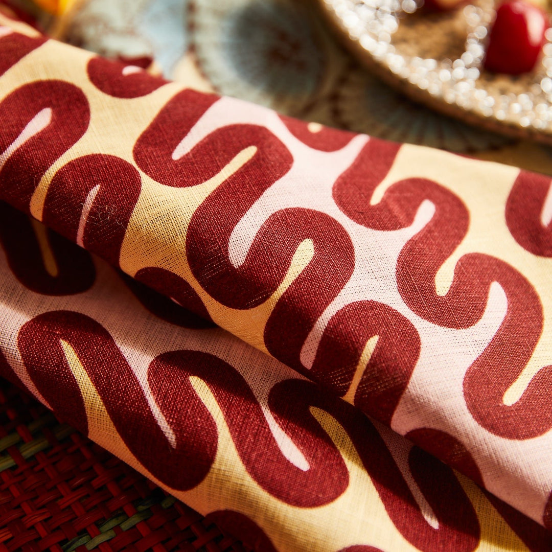 Lucia Napkin Set - Crimson home Sage & Clare