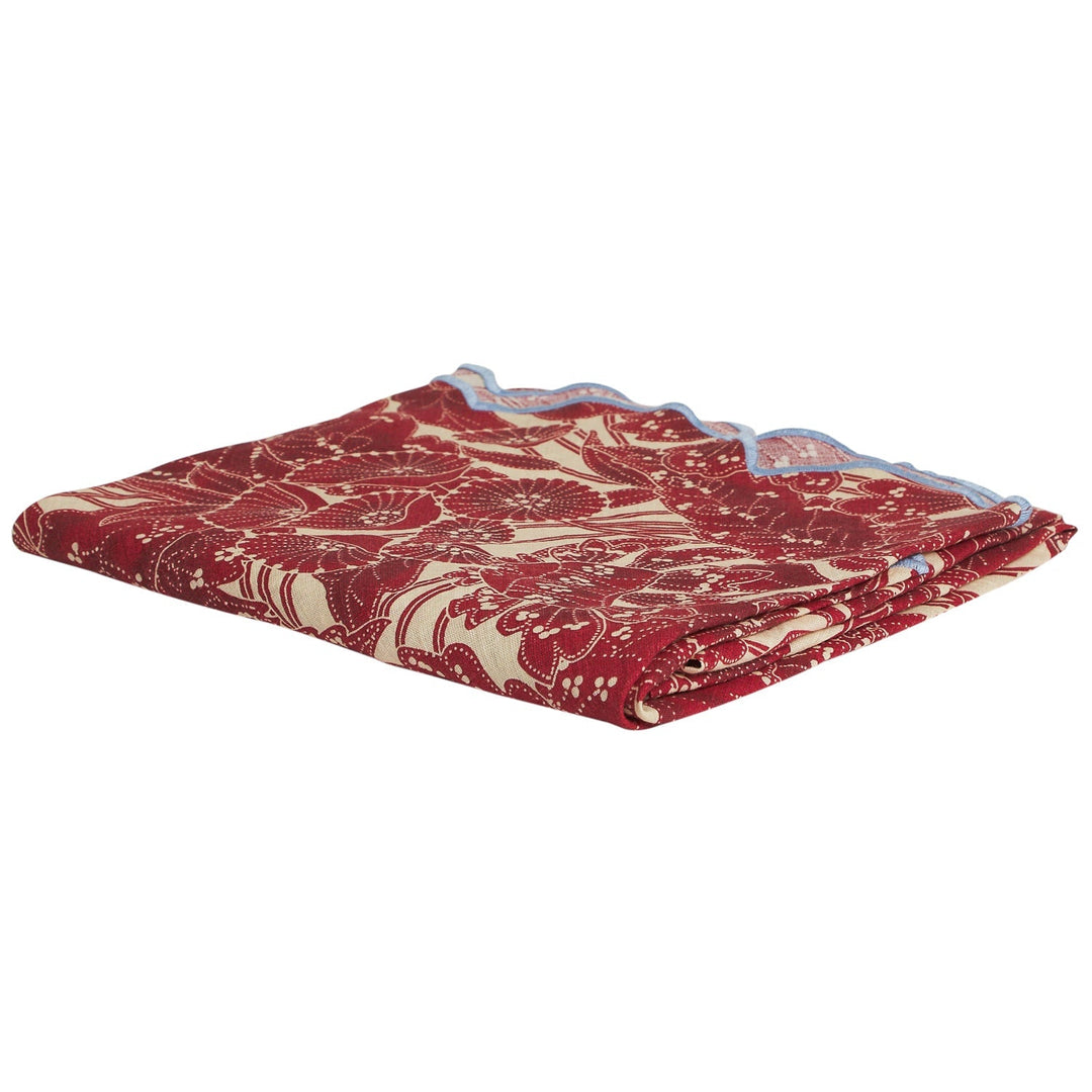 Lucia Round Table Cloth - Crimson home Sage & Clare