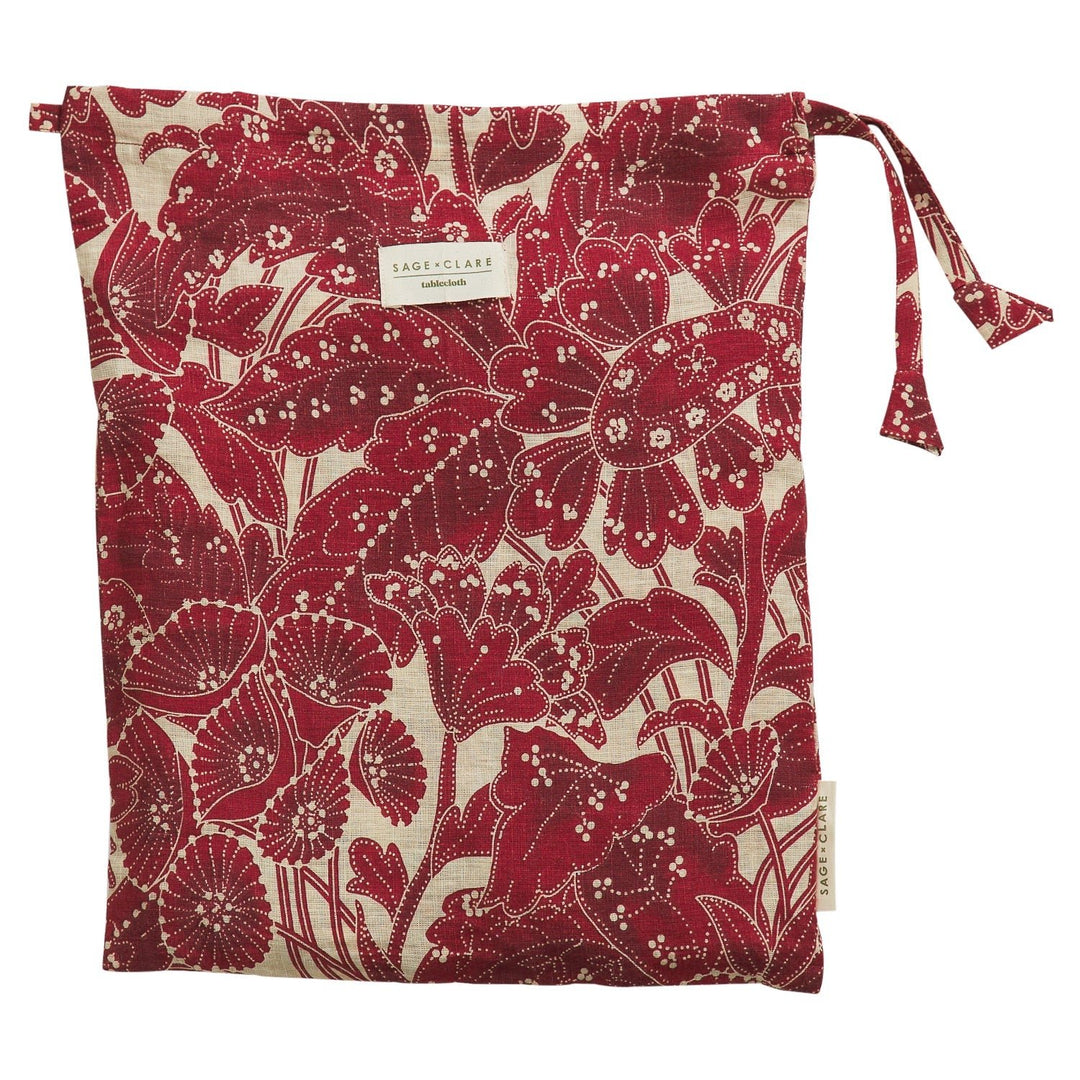 Lucia Round Table Cloth - Crimson home Sage & Clare