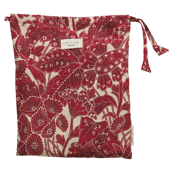 Lucia Round Table Cloth - Crimson home Sage & Clare