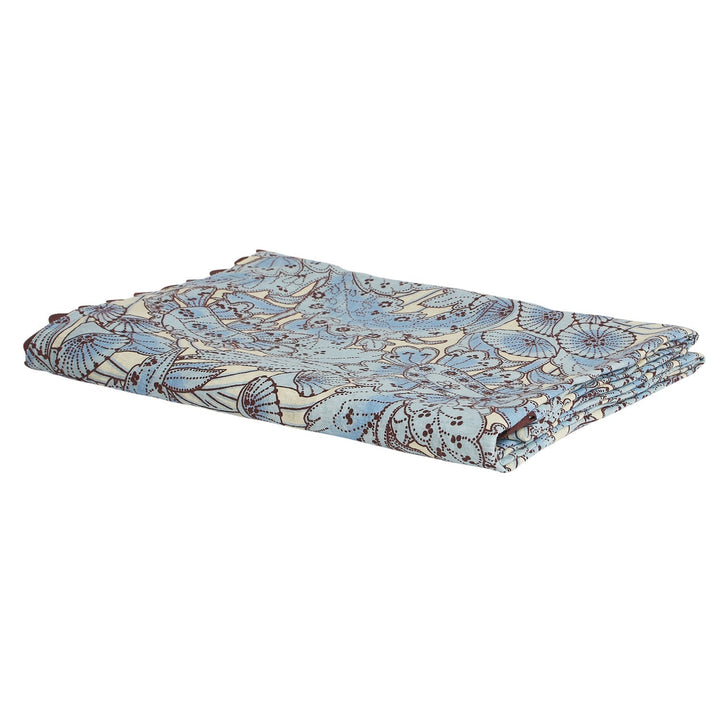 Lucia Table Cloth - Cerulean - Stanleyandstone