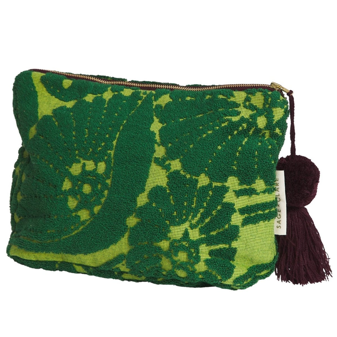 Lucia Terry Pouch - Kelp - Stanleyandstone
