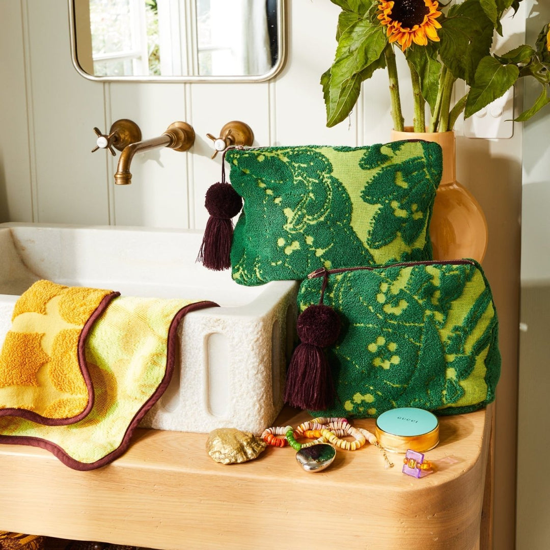 Lucia Terry Pouch - Kelp - Stanleyandstone