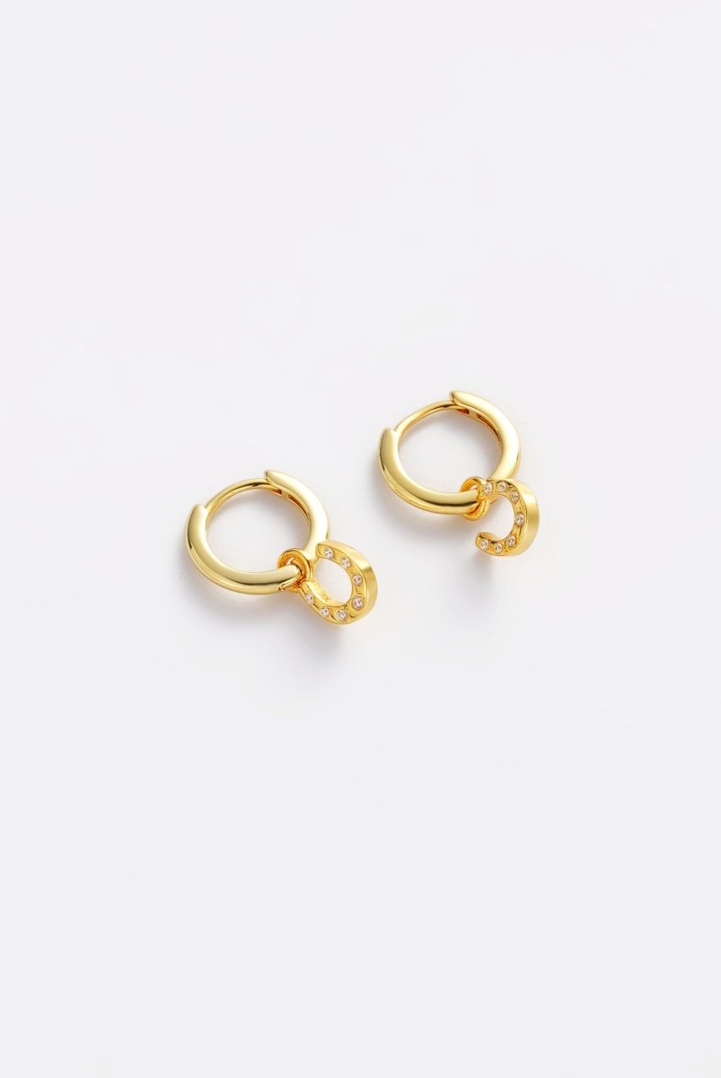 Lucky Hoop - Gold Zafino Jewellery