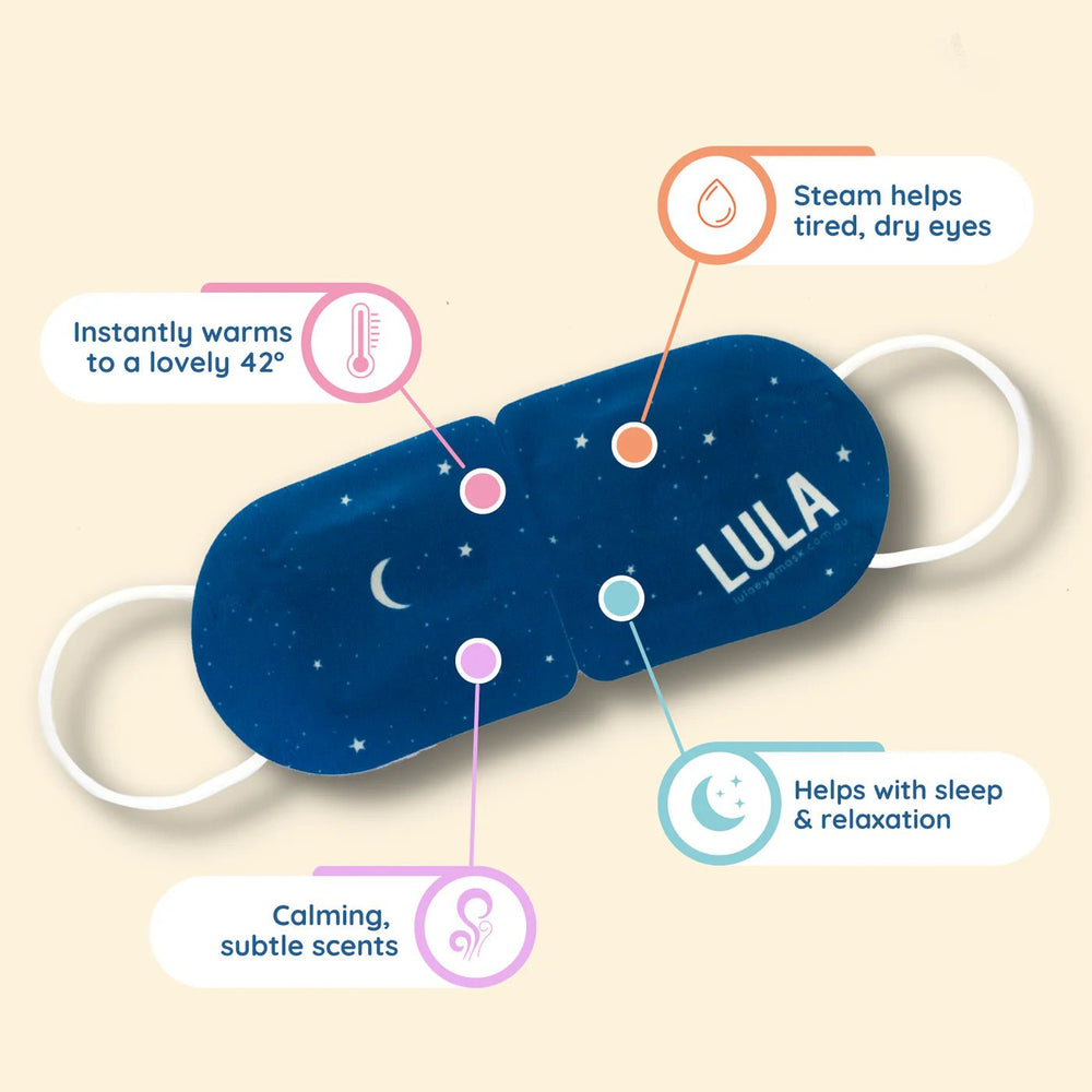 Lula Self Warming Eye Mask - Rose Scented Lula