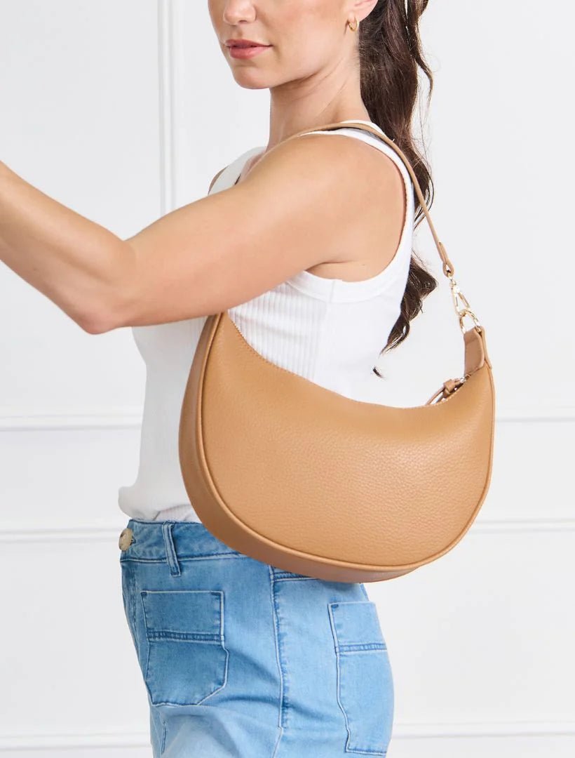 Lulu Shoulder Bag - Tan Handbag zjoosh