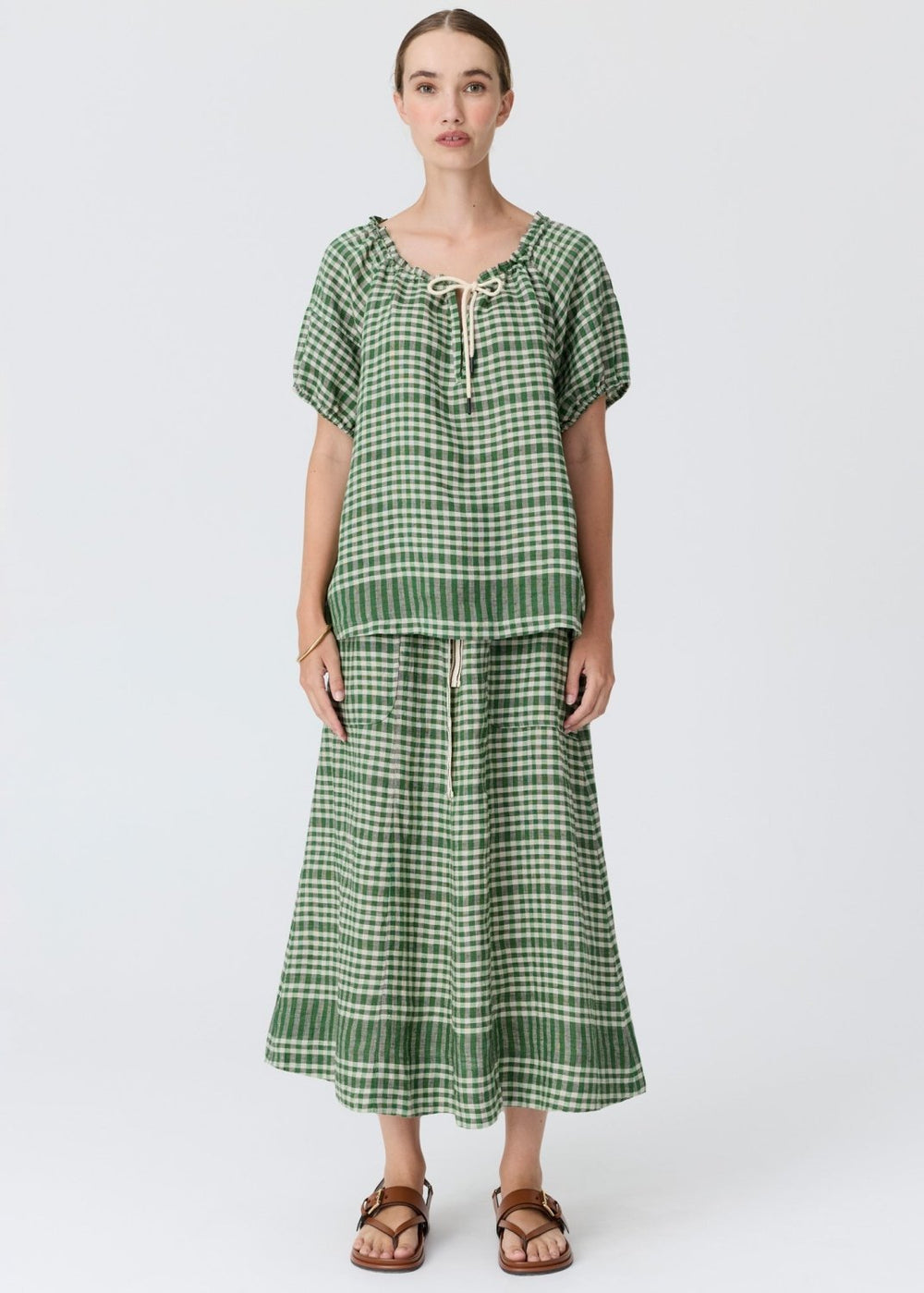 Lume Skirt - Ghigham skirt POL