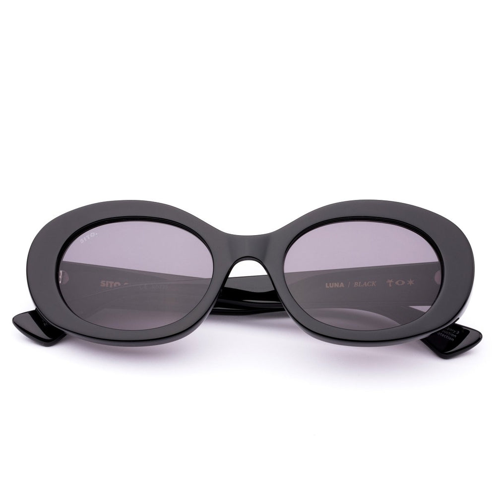 LUNA Sunglasses - BLACK Sunglasses Sito Shades