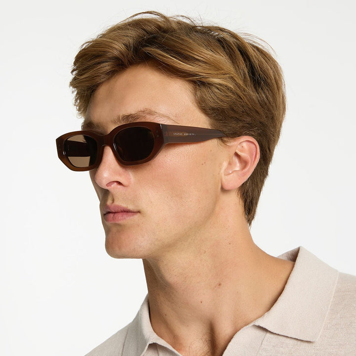 Luna Sunglasses - Brown Status Anxiety
